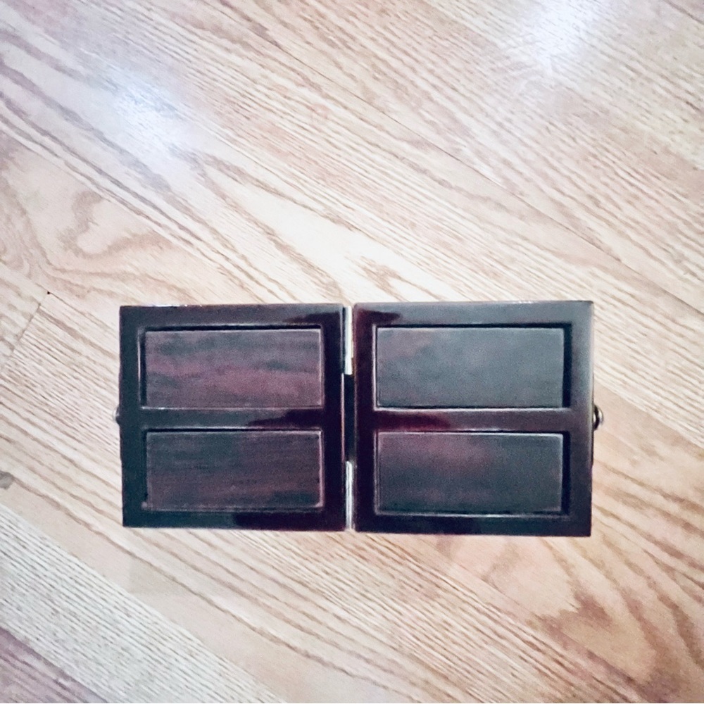 2022 Korea Japan Olympics Painted Wooden Box Opens Into 4 Drawers New - Picture 6 of 9